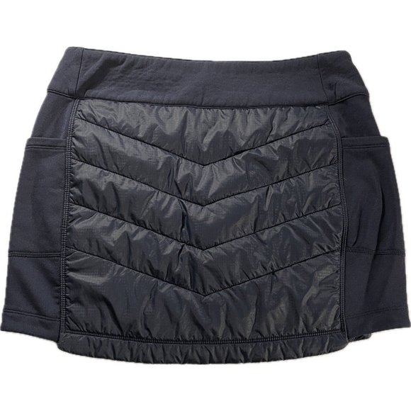 SmartWool Smartloft 60 Quilted Women's Pull-On Skirt | Navy Blue Medium - Picture 2 of 8